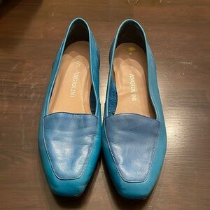 Enzo Angiolini Tow-toned Leather Loafers